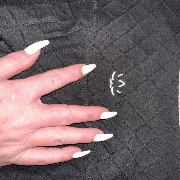 Beyond Yoga “Can’t  Quilt You” high rise Texture Yoga Pants/Leggings Black  M - Picture 5 of 7